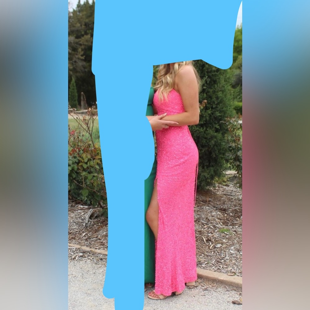 Pink prom dress
